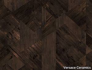 INTRECCIO BROWN - Porcelain stoneware wall/floor tiles with wood effect _ Versace Ceramics