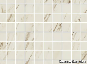 MARBLE BIANCO MOSAICO - Porcelain stoneware mosaic _ Versace Ceramics