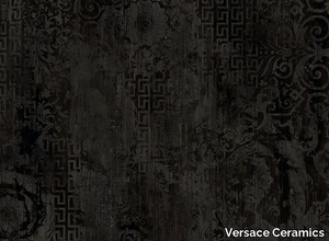 PATCHWORK CARBON - Porcelain stoneware wall/floor tiles with wood effect _ Versace Ceramics