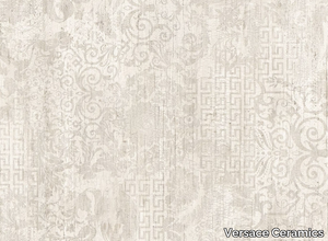 PATCHWORK WHITE - Porcelain stoneware wall/floor tiles with wood effect _ Versace Ceramics