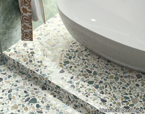 SHARDS - Porcelain stoneware wall/floor tiles terrazzo effect _ Versace Ceramics