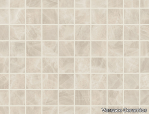 WHITE T100 - Porcelain stoneware mosaic _ Versace Ceramics