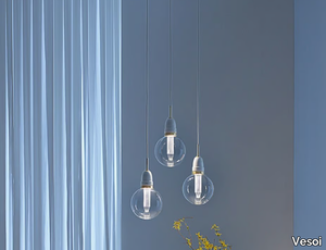 OTTOWATT - LED dimmable blown glass pendant lamp _ Vesoi