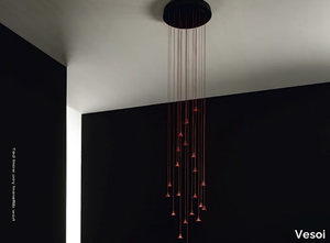 SETTANTAGRAMMI - LED adjustable aluminium pendant lamp _ Vesoi