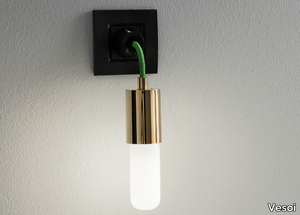 IDEAPASSO - Glass and steel wall lamp / steplight _ Vesoi