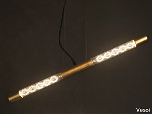 FUSE - LED glass and steel pendant lamp _ Vesoi