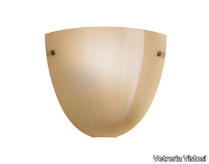 CORNER AP - Satin glass wall lamp _ Vetreria Vistosi