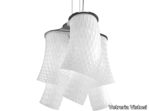 ASSIBA SP 6 - Blown glass pendant lamp _ Vetreria Vistosi