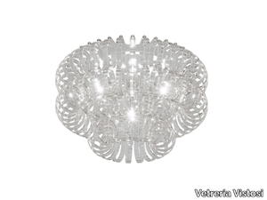 ECOS PL 60A - Glass ceiling lamp _ Vetreria Vistosi