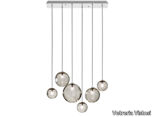 PUPPET SP L - Blown glass pendant lamp _ Vetreria Vistosi