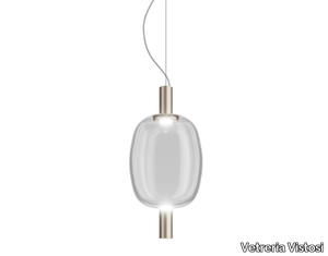 RIFLESSO SP 2 - LED glass pendant lamp _ Vetreria Vistosi