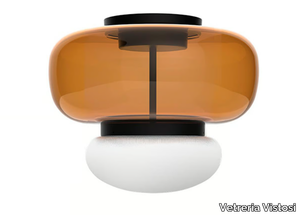 FARO PL P - Glass ceiling lamp _ Vetreria Vistosi