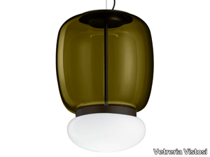 FARO SP G - LED glass pendant lamp _ Vetreria Vistosi