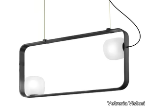 GROOVE SP 90 - Metal pendant lamp _ Vetreria Vistosi