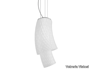 ASSIBA SP 2 - Blown glass pendant lamp _ Vetreria Vistosi