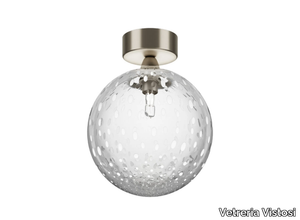 BOLLE FA P - Blown glass ceiling lamp _ Vetreria Vistosi