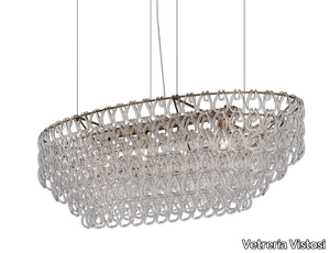 MINIGIOGALI SP OV1 - Crystal pendant lamp _ Vetreria Vistosi