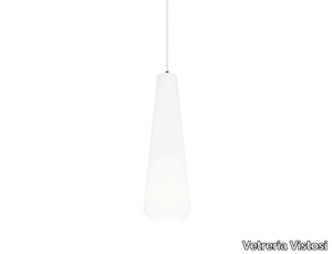 WITHWHITE SP P - Blown glass pendant lamp _ Vetreria Vistosi