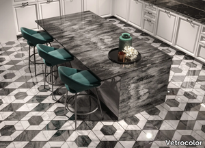 FIRENZE PATTERN - Indoor glass wall/floor tiles _ Vetrocolor