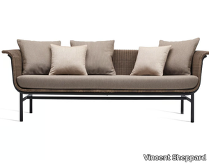 WICKED - 3 seater wicker garden sofa _ Vincent Sheppard