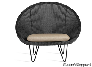 JOE COCOON - Lloyd loom armchair with armrests _ Vincent Sheppard