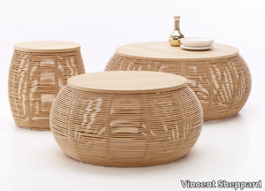 VIVI - Round rattan coffee table _ Vincent Sheppard