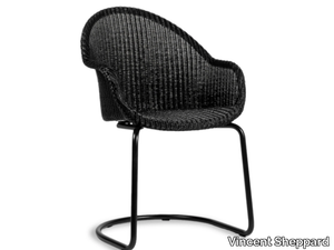 AVRIL HB - Cantilever Lloyd loom chair with armrests _ Vincent Sheppard