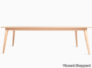 DAN - Rectangular oak dining table _ Vincent Sheppard