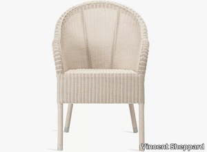 MIA - Wicker garden chair with armrests _ Vincent Sheppard