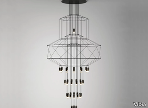 WIREFLOW CHANDELIER 0374 - LED dimmable pendant lamp _ Vibia