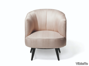 1650 CORDI - Swivel leather or fabric armchair _ Vibieffe