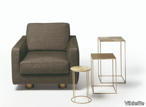 425 CON_TEMPO - Fabric or leather armchair with armrests _ Vibieffe