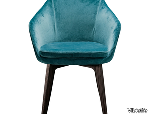 430 OPERA - Fabric or leather chair with armrests _ Vibieffe