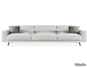 550 ALTOPIANO - Fabric or leather sofa with headrest _ Vibieffe