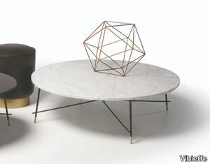 9425 CROSS - Marble coffee table for living room _ Vibieffe