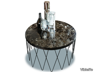 9500 - 103 - Round marble coffee table _ Vibieffe