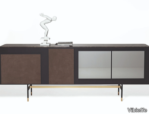 9850 SECRET - Oak sideboard with mirrored door _ Vibieffe