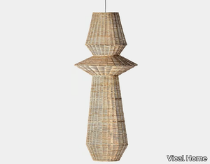 PLISSÉ RATTAN - Rattan pendant lamp _ Vical Home