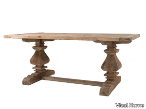 ABO - Rectangular reclaimed wood dining table _ Vical Home