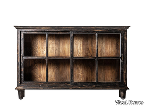 BACKLNYN - Wood and glass sideboard with sliding doors _ Vical Home