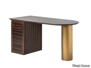 CHEB - Steel and wood writing desk with drawers _ Vical Home