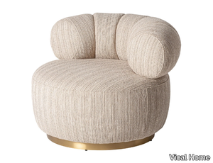 HOFSOS - Fabric armchair with armrests _ Vical Home