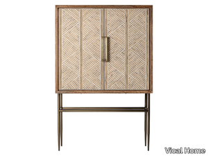 LAUGNA - Mango highboard with doors _ Vical Home