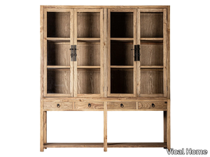 MAWGAN - Wood and glass display cabinet _ Vical Home