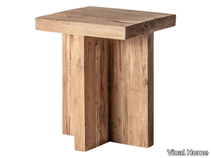 PURE - Square wooden side table _ Vical Home