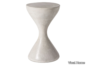 TELFS - Round natural stone high table _ Vical Home