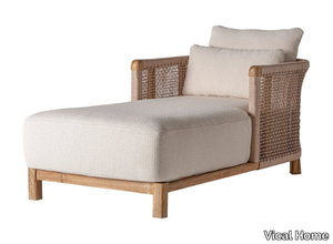 TRENA - Fabric and wood dormeuse _ Vical Home