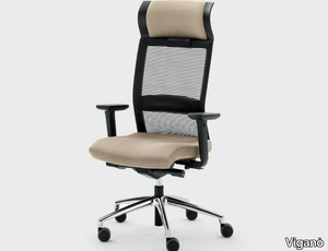 WINNER - Swivel high-back fabric office chair _ Viganò