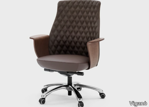 CHARME - Leather executive chair _ Viganò