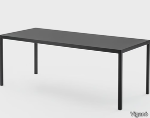 ERMES - Rectangular aluminium workstation desk _ Viganò